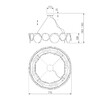 Миниатюра фото подвесная люстра bogates 354/8 smart | 220svet.ru