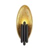 Миниатюра фото бра inodesign corrugation gold 44.642 | 220svet.ru
