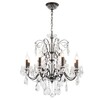 Миниатюра фото подвесная люстра crystal lux odelis sp8 brown | 220svet.ru