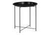 Миниатюра фото журнальный стол woodville tray 47х51 black 15392 | 220svet.ru