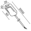 Миниатюра фото ввод питания maytoni technical radity tra084b-12b-200 | 220svet.ru
