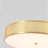 Миниатюра фото потолочный светильник с пультом ду crystal lux button pl40w led | 220svet.ru