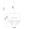 Миниатюра фото подвесная люстра escada 652/5s black | 220svet.ru