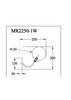 Миниатюра фото бра myfar leticia mr2250-1w | 220svet.ru