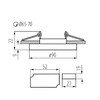 Миниатюра фото точечный светильник kanlux soren o-sr cw 24416 | 220svet.ru