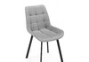 Миниатюра фото стул на металлокаркасе woodville челси светло-серый / черный 632443 | 220svet.ru