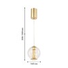 Миниатюра фото подвесной светодиодный светильник favourite boble 4551-1p | 220svet.ru