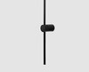 Миниатюра фото настенный светодиодный светильник italline it08-8019 black | 220svet.ru
