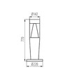 Миниатюра фото уличный светильник kanlux invo tr 77-o-gr 29176 | 220svet.ru