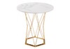 Миниатюра фото стол деревянный melan white / gold | 220svet.ru