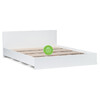 Миниатюра фото полутораспальная кровать woodville адайн кр-140 140х200 белое дерево / белое дерево 528308 | 220svet.ru