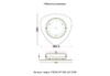Миниатюра фото настенный светодиодный светильник crystal lux fresa ap10w led d380white | 220svet.ru