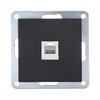 Миниатюра фото розетка телефонная rj-12 lk studio lk80 черный бархат 845508-1 | 220svet.ru