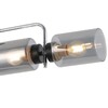 Миниатюра фото потолочная люстра illumico il8249-6cou-79 bk cr | 220svet.ru