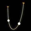 Миниатюра фото подвесной светодиодный светильник loft it embrace 10242/800 gold | 220svet.ru