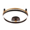 Миниатюра фото потолочный светодиодный светильник crystal lux fernando pl48w led black/gold | 220svet.ru