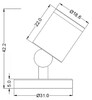 Миниатюра фото точечный светодиодный светильник deko-light herculis magnetic 688025 | 220svet.ru