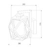 Миниатюра фото уличный настенный светильник elektrostandard ambra 35133/d черный a056232 | 220svet.ru