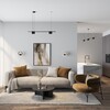 Миниатюра фото бра denkirs orbit dk5060-bk | 220svet.ru