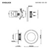 Миниатюра фото настенный светильник evoluce desi sle1652-301-03 | 220svet.ru