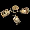 Миниатюра фото потолочная люстра reluce 01322-0.3-03 matt gold+cr | 220svet.ru