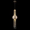 Миниатюра фото подвесной светодиодный светильник crystal lux navajo sp3w led gold | 220svet.ru