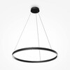 Миниатюра фото подвесной светодиодный светильник maytoni rim mod058pl-l42bk | 220svet.ru