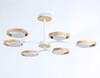 Миниатюра фото светодиодная люстра ambrella light comfort linetech fl51615 | 220svet.ru