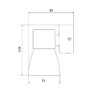 Миниатюра фото бра elektrostandard mrl 1027 белый a061048 | 220svet.ru