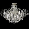 Миниатюра фото потолочная люстра crystal lux esmiralda pl9 silver | 220svet.ru