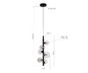 Миниатюра фото подвесная люстра kink light иона 09408-6a,19 | 220svet.ru