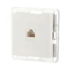 Миниатюра фото розетка lk studio компьютерная rj-45 кат. 5е с накладкой (белый) lk80 846104-1 | 220svet.ru