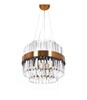 Миниатюра фото подвесная светодиодная люстра lumina deco ringletti ldp 8017-400 md | 220svet.ru