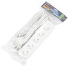 Миниатюра фото удлинитель uniel ultra 4гн х 5м б/з s-cu4-5 white ul-00009989 | 220svet.ru