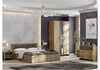 Миниатюра фото шкафы woodville taika дуб золотой / камень темный 512928 | 220svet.ru