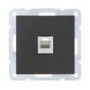 Миниатюра фото розетка телефонная rj-12 lk studio lk60 черный бархат 865508-1 | 220svet.ru