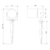 Миниатюра фото ландшафтный светильник elektrostandard landscape/2 35146/s черный a057942 | 220svet.ru