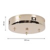 Миниатюра фото основа для люстры favourite canopy 4591-220-3gd | 220svet.ru