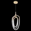 Миниатюра фото подвесной светильник crystal lux pera sp50w led gold | 220svet.ru