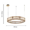 Миниатюра фото подвесная светодиодная люстра favourite templum 4204-8p | 220svet.ru