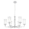 Миниатюра фото подвесная люстра crystal lux gloria sp6 chrome | 220svet.ru