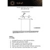 Миниатюра фото подвесной светодиодный светильник aployt klemens apl.660.03.48 | 220svet.ru