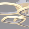 Миниатюра фото светодиодная люстра reluce 02303-0.3-3+3 wh | 220svet.ru