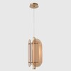 Миниатюра фото подвесной светильник crystal lux amarillo sp18w led brass | 220svet.ru