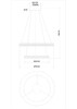 Миниатюра фото подвесной светодиодный светильник divinare avanti 1926/17 sp-2 | 220svet.ru