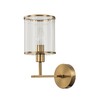 Миниатюра фото бра indigo dante 13022/1w brass v000413 | 220svet.ru