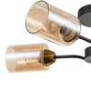 Миниатюра фото потолочная люстра escada vertigo 1131/4p black/gold | 220svet.ru