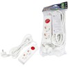 Миниатюра фото удлинитель uniel ultra 2гн х 3м с/з s-gcu2-3b white ul-00010010 | 220svet.ru