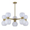 Миниатюра фото потолочная люстра evoluce thonet sle1138-302-10 | 220svet.ru