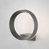 Миниатюра фото уличный настенный светодиодный светильник elektrostandard ring 1710 techno led серый a054932 | 220svet.ru